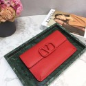 VALENTINO Origianl leather 065 Clutch bag red Tl19471uT54