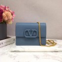 VALENTINO Origianl leather 069 Chain bag blue Tl19464Oj66