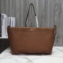 VALENTINO Origianl Leather Bag V2088 Brown Tl19586Eb92