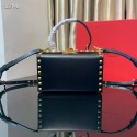 VALENTINO Origianl leather shoulder bag V4273 black Tl19386CC86