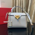 VALENTINO Origianl leather tote bag V4071A white Tl19375FA31