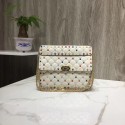 VALENTINO Quilted leather shoulder bag 45276 white Tl19627jf20