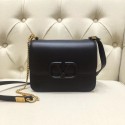 VALENTINO VLOCK Origianl leather shoulder bag 0906 black Tl19463Mc61