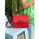 VALENTINO VLOCK Origianl leather shoulder bag 0908 red Tl19456pB23