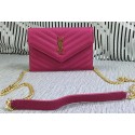 YSL Classic Monogramme Flap Bag Cannage Pattern Y377828S Rose Tl15249fj51