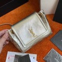 YSL MONOGRAM MINI NOLITA IN LAME LEATHER 672738 PALE PINK Tl14555Kn56