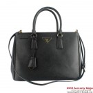 2013 Prada Saffiano Calf Leather Tote Bag 2274 Black Tl6679Oq54