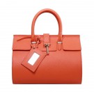 BALENCIAGA Tube Tote Bag Original Leather 3089 Orange Tl16155fw56