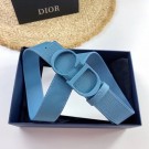 DIOR-ID BELT Raspberry Smooth Calfskin 35 MM B0111UM blue Tl11031tL32