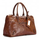 Fashion Balenciaga Covered Giant Weekender bag 084327 Brown Tl16175Of26