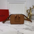 Imitation Top VALENTINO Origianl leather shoulder bag V0020 brown Tl19547tr16