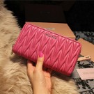 miu miu Matelasse Nappa Leather Wallet 5M1033 Rose Tl18651Cw85