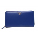 Prada Grainy Leather Wallets 1M1188 Blue Wallets Tl6749mV18