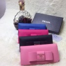 Prada Saffiano Leather Wallet with Leather Bow Tl6731dE28