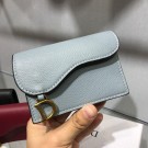 Replica DIOR OBLIQUE 5-POCKET CARD HOLDER M928 Gray Tl9297YP94