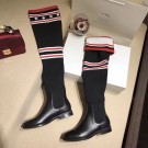 Replica Fashion Givenchy Fashion Style Knee Socks Boots 86249 Black Tl18381yI43