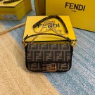 Replica FENDI fabric bag 8BR600 brown Tl13011Sf59