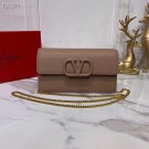 Replica VALENTINO Origianl Leather Bag V0018 Nude Tl19554Jw87