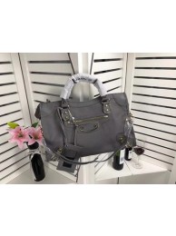 AAAAA Balenciaga Giant City Gold Studs Handbag B084334 Grey Tl16048aM93