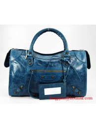 Balenciaga Arena City Classic Bag 115748S Blue Tl16181xa43