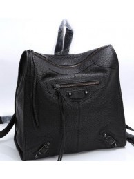 Balenciaga Backpack Black Litchi Leather B68335 Black Tl16071mm78