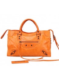 Balenciaga Classic Velo Bags 085332 Orange Tl16166De45