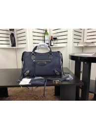 Balenciaga Giant City Gold Studs Handbag B084334 Blue Tl16046rd58