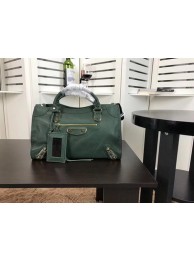 Balenciaga Giant City Gold Studs Handbag B084334 Green Tl16045yx89