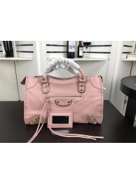 Balenciaga Giant City Gold Studs Handbag B084334 Pink Tl16051DS71