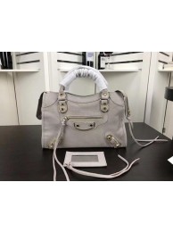 Balenciaga Giant City Gold Studs Handbag B084335 Light Grey Tl16033qB82