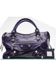 Balenciaga Giant Part Time Bag purple Tl16292aM39