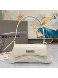 Balenciaga HOURGLASS SMALL TOP HANDLE BAG 6008 white Tl15849fH28