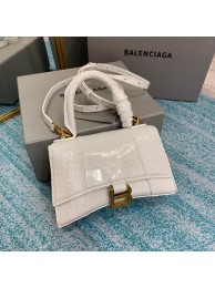 Balenciaga Hourglass XS Top Handle Bag 28331S white Tl15924Ea63