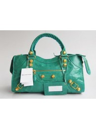 Balenciaga import leather bag coloured green 084328A Tl16301Eb92