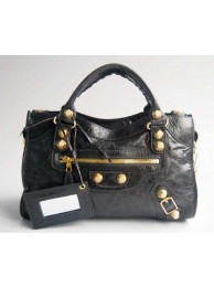 Balenciaga Lampskin Handbag 084332B Dark gray Tl16329bm74