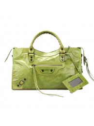 Balenciaga Large Classic Part Time Bag 085332 Light Green Tl16133cP15