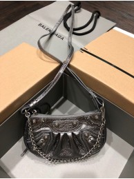 Balenciaga LE CAGOLE MINI PURSE WITH CHAIN 6958141 gray Tl15874mV18