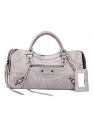 Balenciaga Long Classic Part Time Bag 085328 Light Grey Tl16120fr81