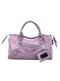 Balenciaga Long Gaint Silver Part Time Bag 085328A Purple Tl16116JD63