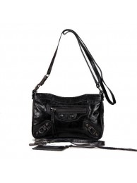 Balenciaga Medium Classic New Shoulder Bag 242803 Black Tl16135TV86