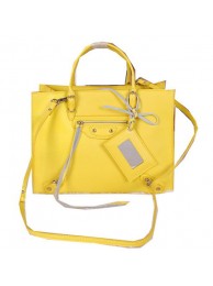 BALENCIAGA Papier A4 Cross Body Calfskin Bag BG0116 Yellow Tl16099KX22