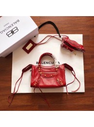 Balenciaga The City Handbag Calf leather 382567 red Tl16019LG44