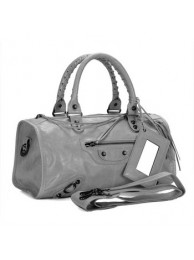 Balenciaga Travel Bag Cowhide 421423 Light Grey Tl16176Va47