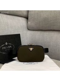 Best 1:1 Prada Re-Edition nylon Pocket 82033 dark brown Tl6200OR71