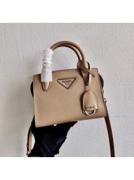 Best Prada Saffiano leather mini-bag 2BA269 apricot Tl6121Ml87