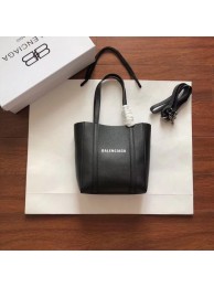 Best Quality Balenciaga Original Leather Mini Shopper Bag 6696 Black Tl16009xb51