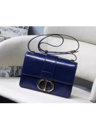 Best Quality Imitation Dior 30 MONTAIGNE CALFSKIN BAG M9203 dark blue Tl9083dK58