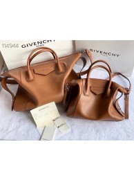 Best Quality Imitation GIVENCHY Original Leather Shoulder Bag 63188 brown Tl18208dK58