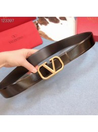 Best Quality Imitation Valentino Original Calf Leather Belt wide 4.0CM 3603 black Tl20763dK58