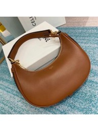 Best Replica Celine MEDIUM STRAP AVA BAG IN SMOOTH CALFSKIN 196923 TAN Tl4738zU69